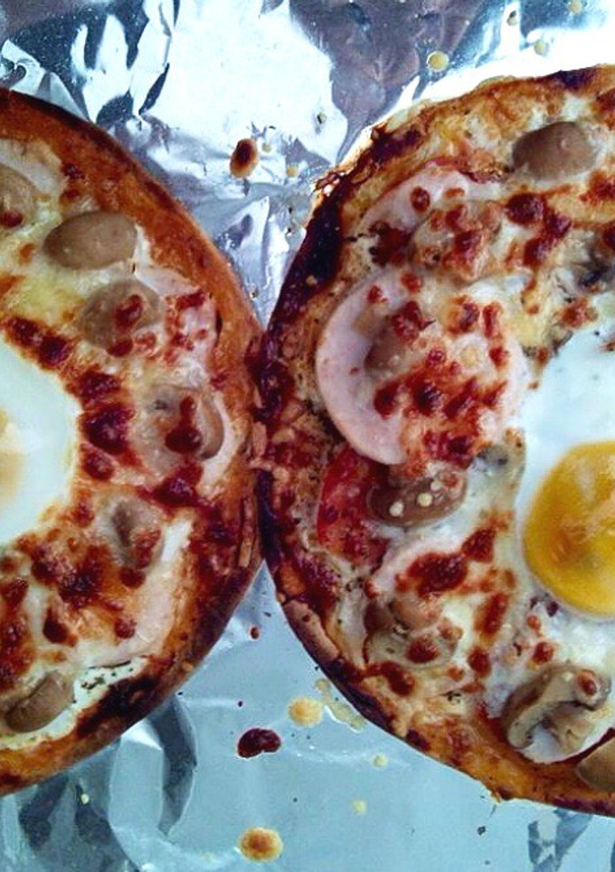 Una foto de Pizza-tortita o la tortipizza