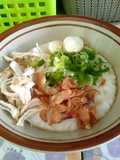 Bubur ayam ala chinese resto (Bubur ayam canton)