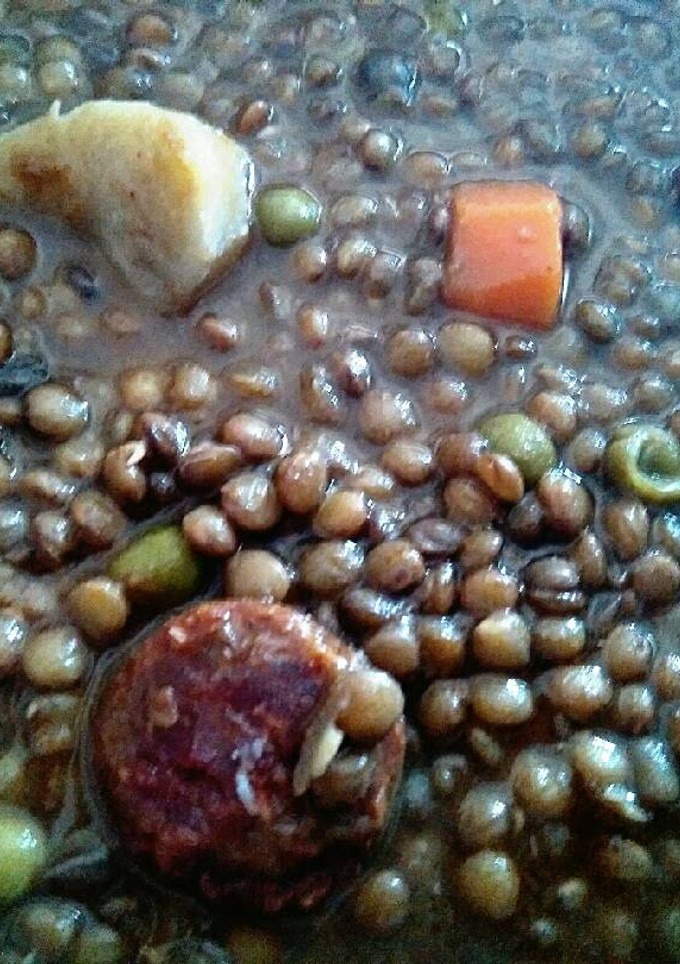Una foto de Lentejas con chorizo