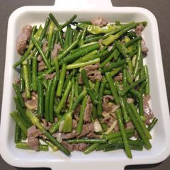 A picture of Sauteed Garlic Stems.