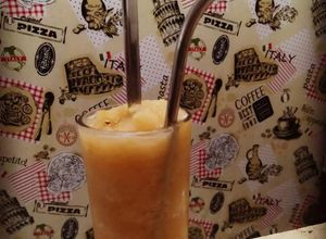 Una foto de Frappé de membrillo