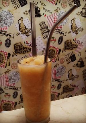 Una foto de Frappé de membrillo