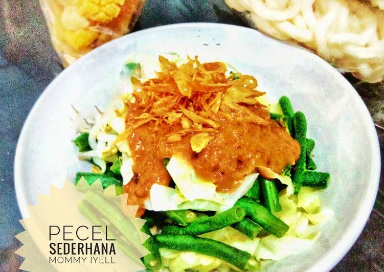 Pecel sederhana