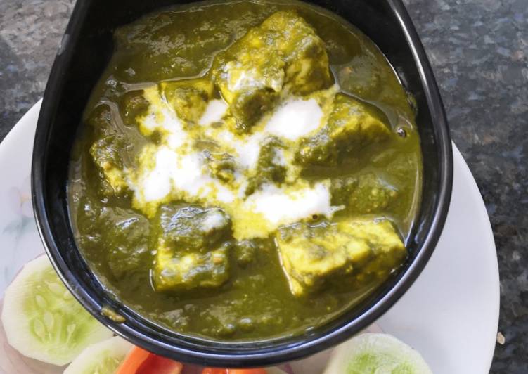 Recipe of Speedy Palak paneer