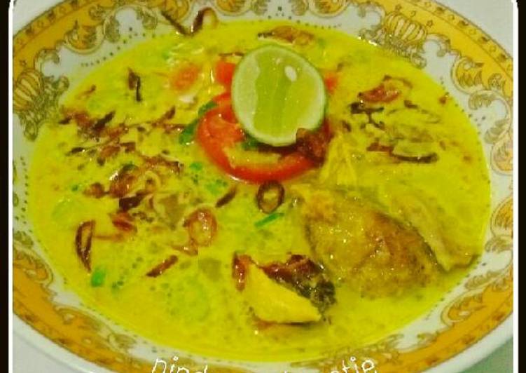 Resep Soto Ayam Santan Anti Gagal