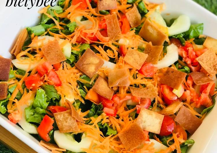 How to Prepare Quick Fattoush salad