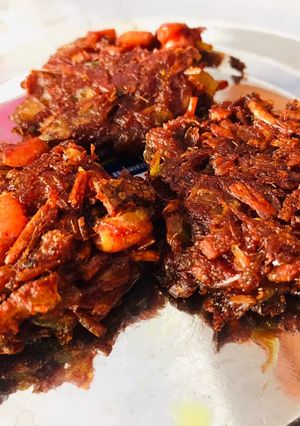 A picture of Kucho chingri r bora (prawn).