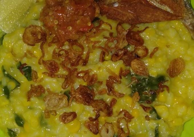 Resep Bubur manado simple Anti Gagal