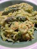 Tagliatelle asparagi e gamberetti