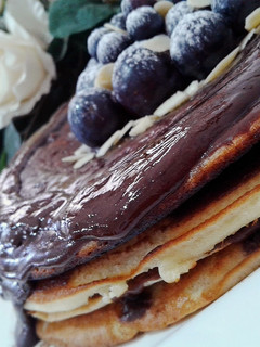 صورة لوصفة بان كيك بالشوكولاته 🍫