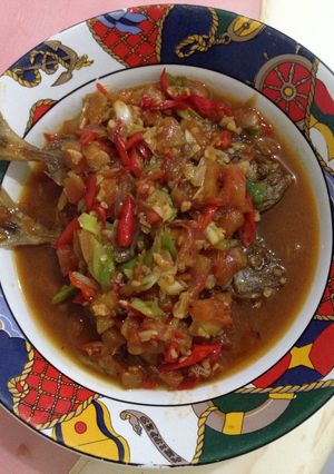Foto resep Ikan Bawal Laut Bumbu Sarden Kecap