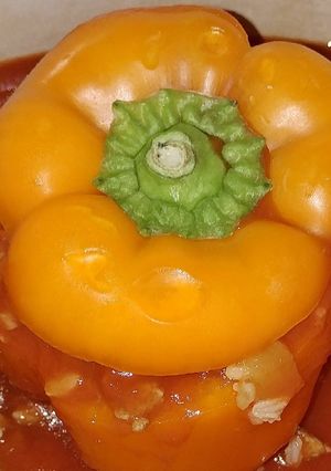 A picture of Crockpot Stuffed Peppers.