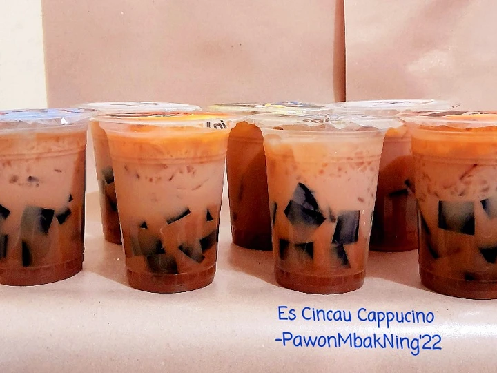 Langkah Mudah untuk Membikin Resep Es Cincau Cappucino yang Uenak Anti Ribet, Lezat