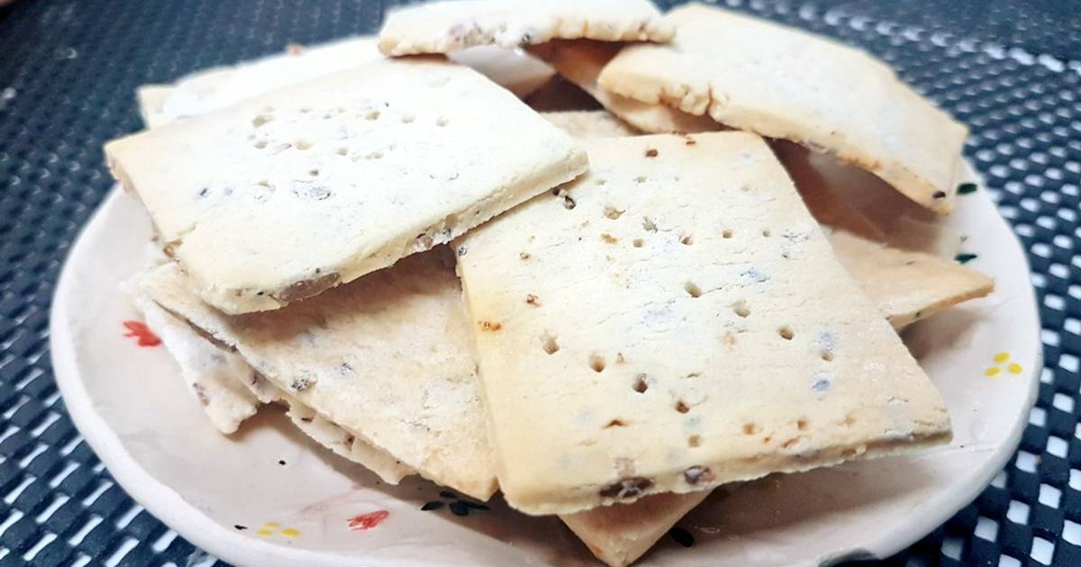 Galletitas crackers con semillas sin tacc Receta de Andrea ?‍??- Cookpad