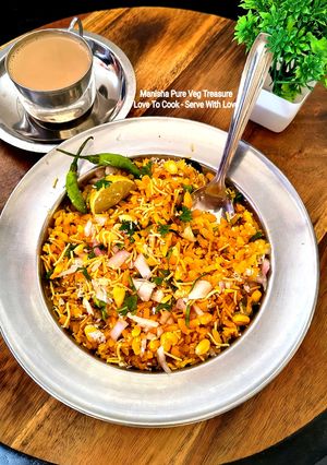 भुट्टा पोहा - कॉर्न पोहा - मॉनसून के लिए क्लासिक इंडियन नाश्ता रेसिपी मुख्य फोटो