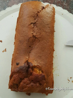 Una foto de Bizcocho de flan con galletas