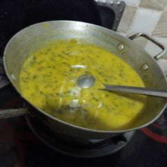 A picture of Palak wali kadi.