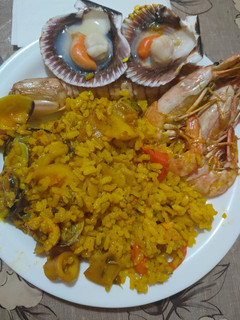 Una foto de Arroz con marisco