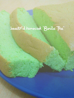 Foto resep Cake Ogura Pandan