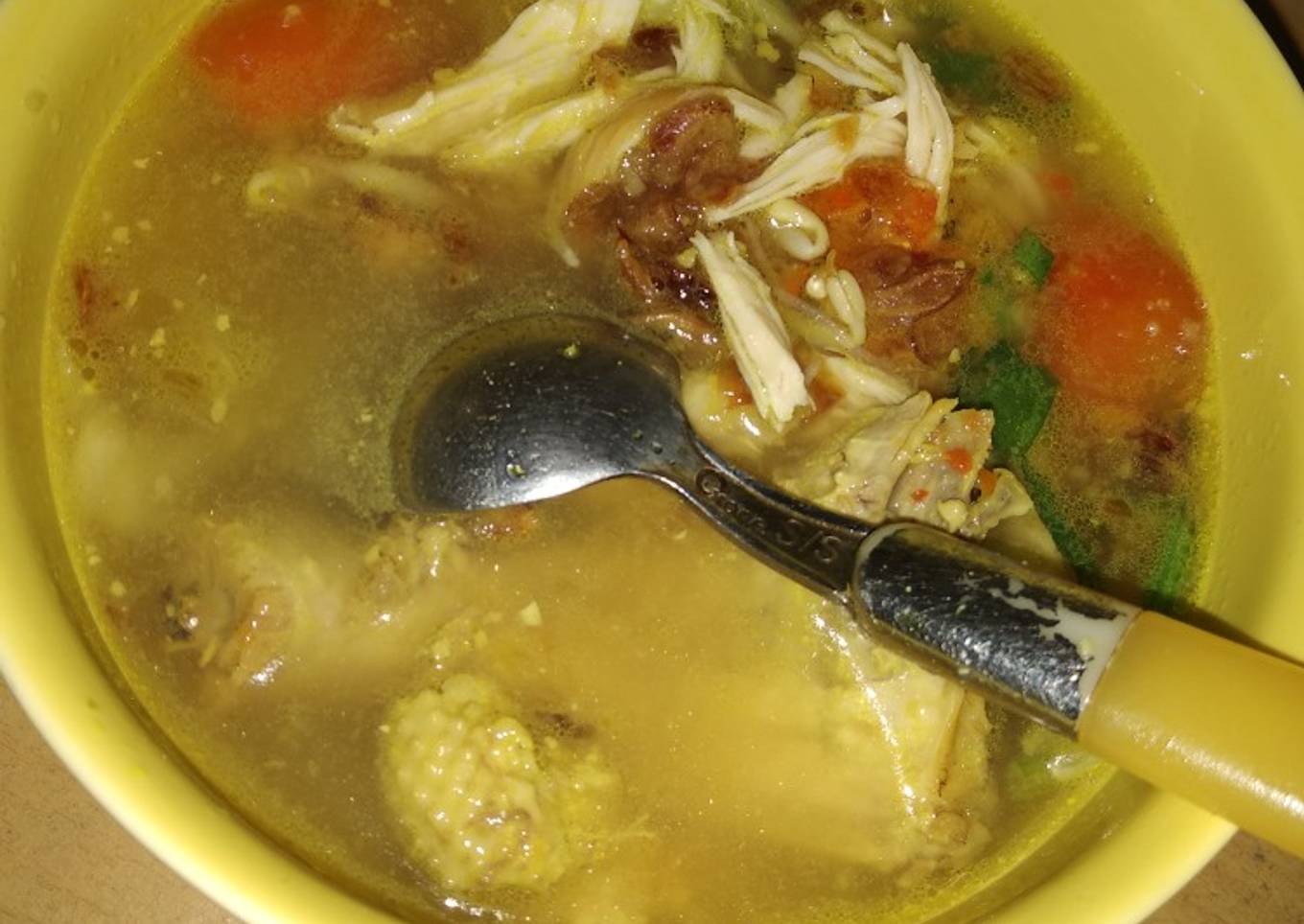 Bagaimana Menyiapkan Soto ayam 💛💛💛, Menggugah Selera