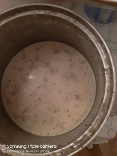 Gomba leves sajtgomboccal recept fotója