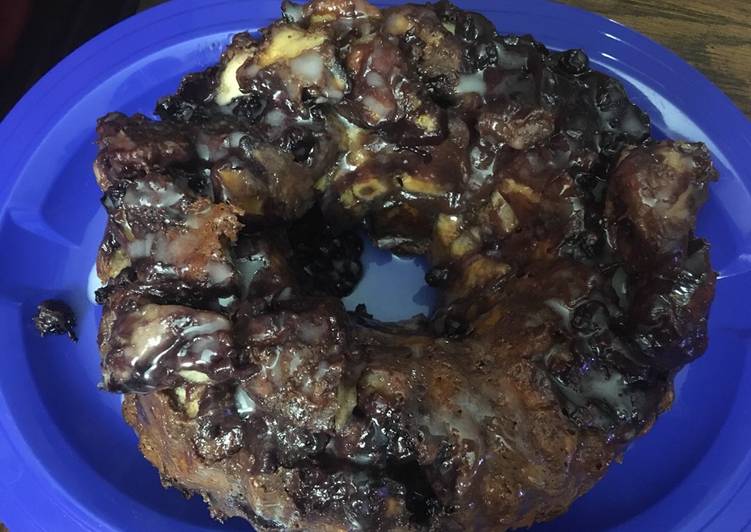 Easiest Way to Prepare Super Quick Homemade Blueberry lemon monkey bread