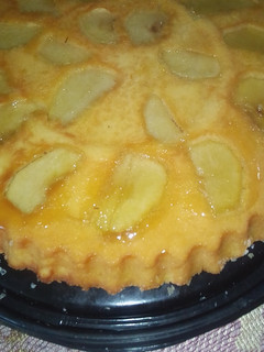Una foto de Torta invertida de manzana