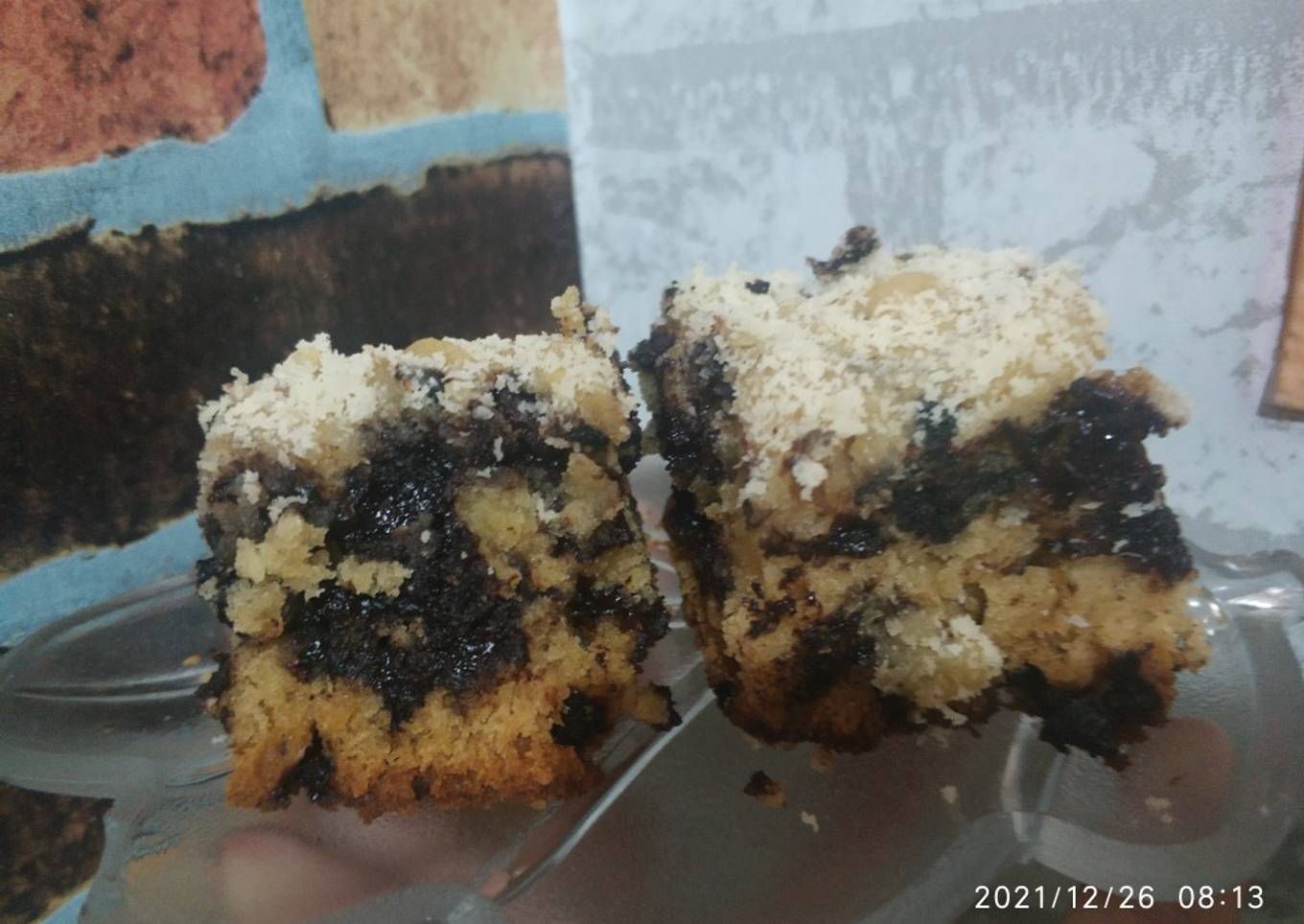 Kue bolu no mixer, eggless