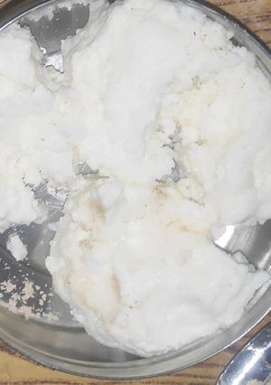 A picture of Homemade butter.
