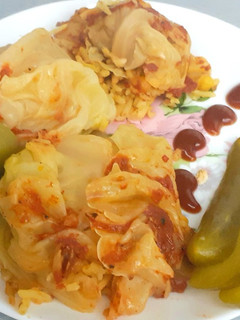 عکسی از دستور دلمه برگ کلم😋