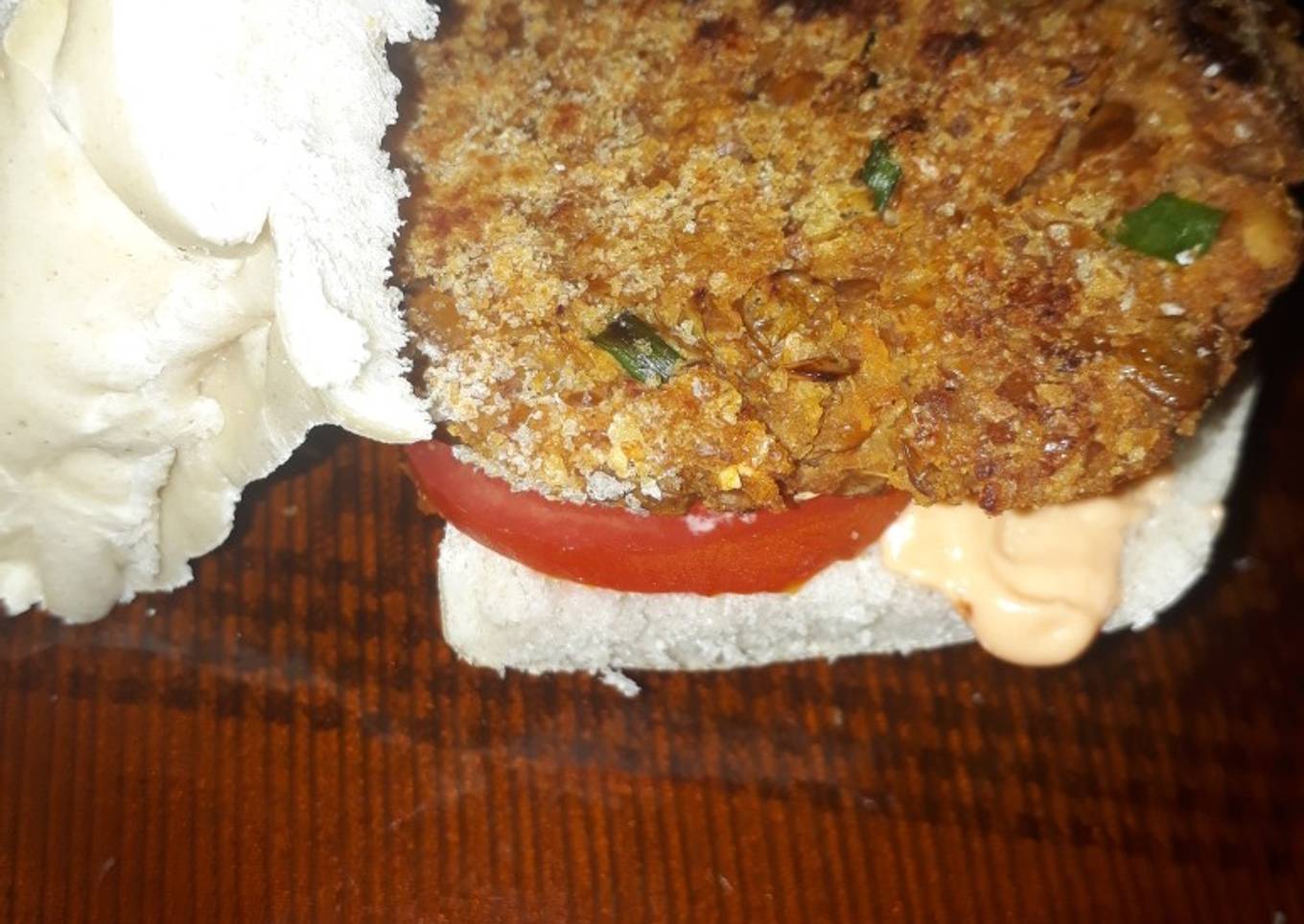 Hamburguesas de lentejas 🍔🍔