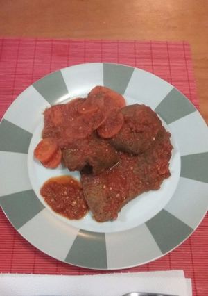 Una foto de Bifes a la criolla versión light