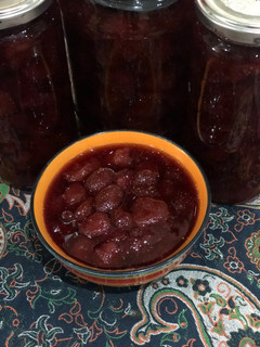 عکسی از دستور مربا توت فرنگی