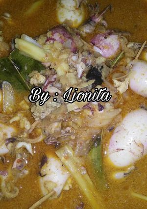 Foto resep Gulai Cumi Isi Telur DEBM