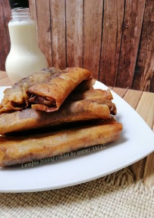 Foto resep Lumpia pisang coklat