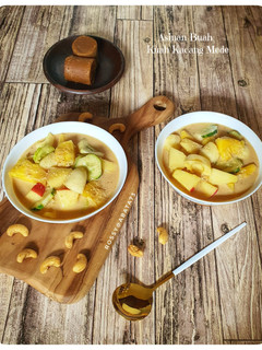 Foto resep Asinan Buah Kuah Kacang Mede