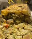 Budín de vegetales
