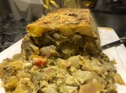 Una foto de budin de batata