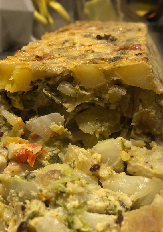 Una foto de Budín de vegetales