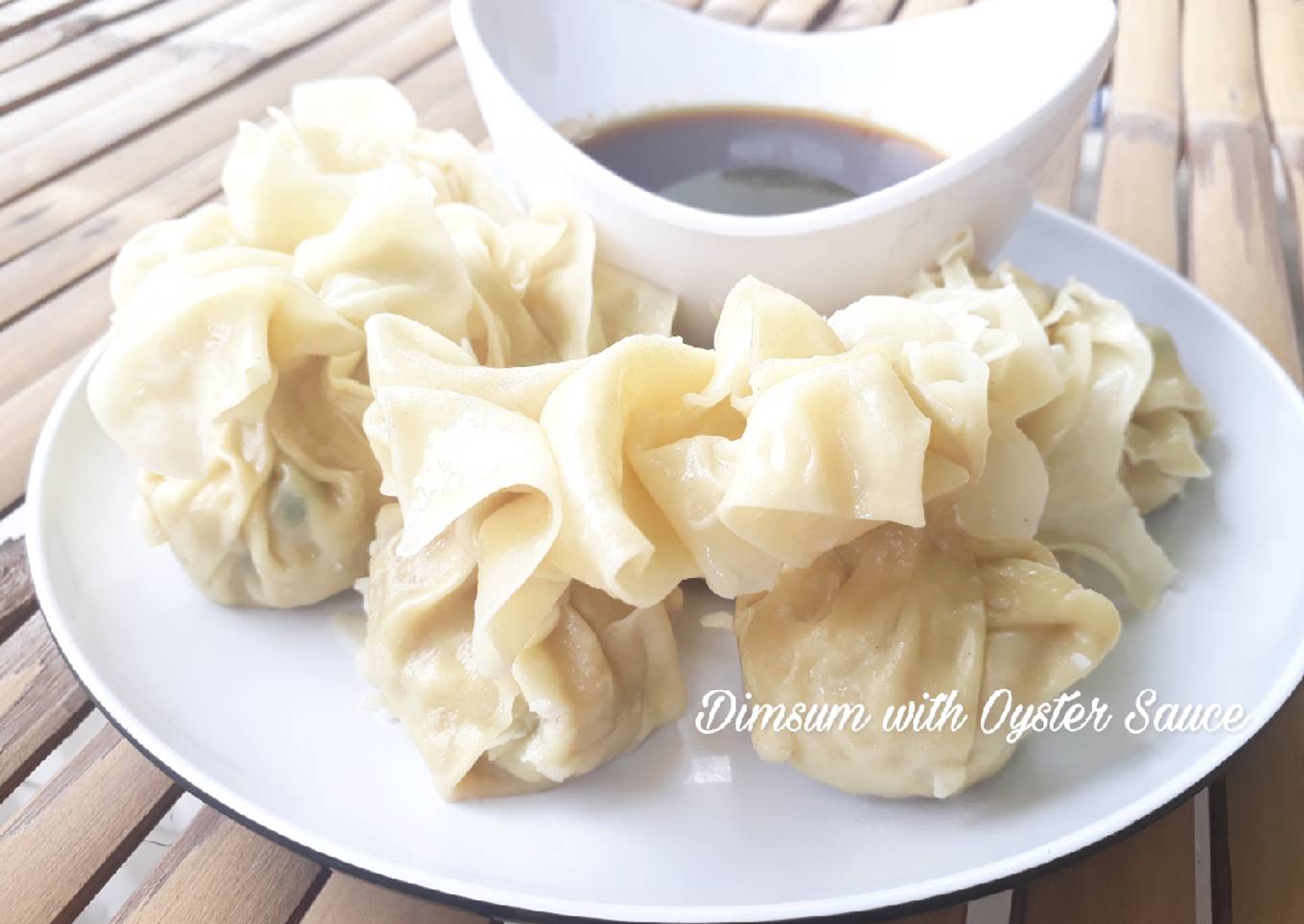 Dimsum with Oyster Sauce (Siomay Ayam) - resep kuliner nusantara