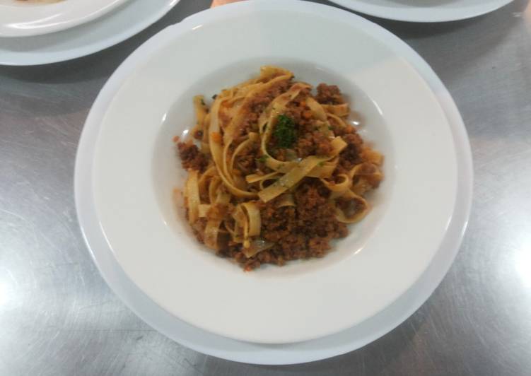 Recipes for Spaghetti bolognese