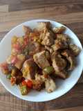 Magro a la piña con verduras
