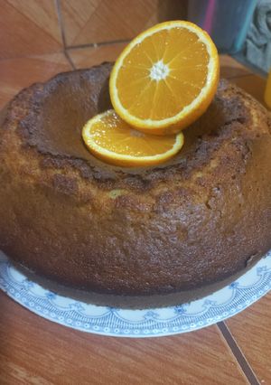 Una foto de Budín de naranja