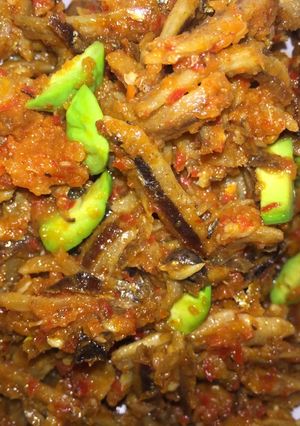 Foto resep Balado ikan teri pete