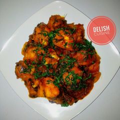 A picture of Yam porridge.