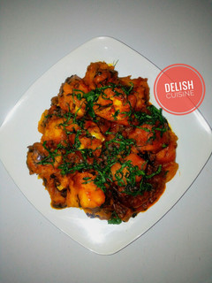 A picture of Yam porridge.