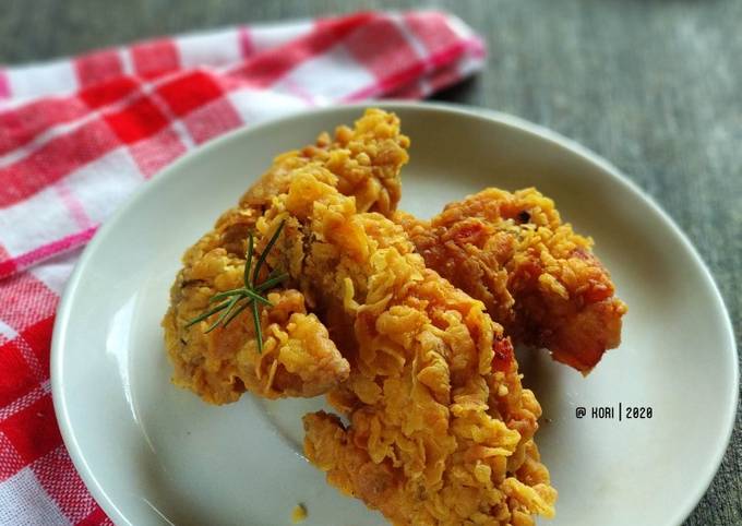 Ayam Keriting (Ayam Goreng KFC KW sekian)