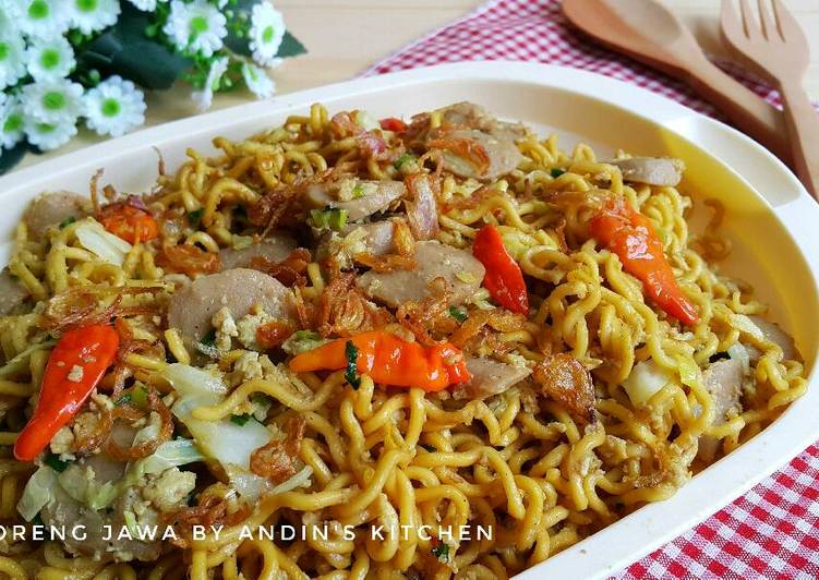 Resep Mie goreng jawa, Bisa Manjain Lidah