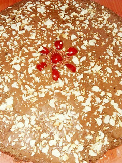 صورة لوصفة بسبوسة بالشوكولاته