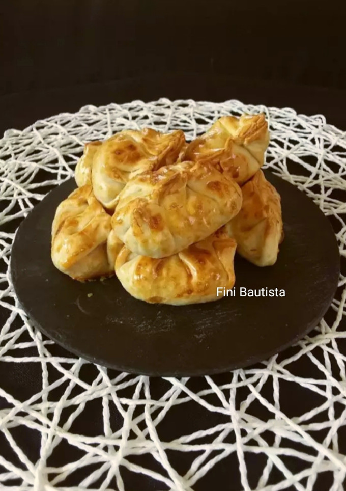 Una foto de Saquitos de oblea con calabaza y cerdo